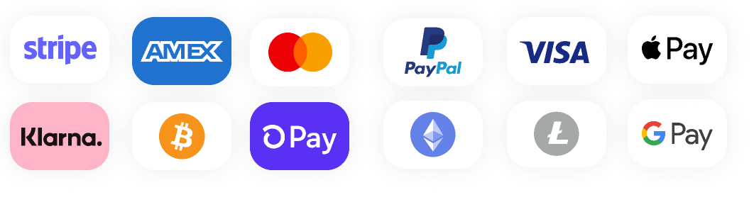 Moyens de paiement acceptés