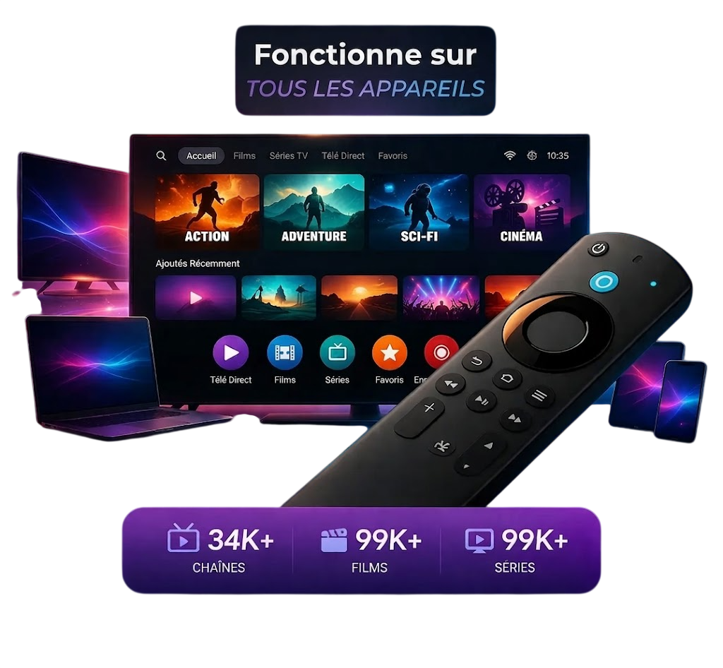 Abonnement IPTV France Premium compatible Smart TV